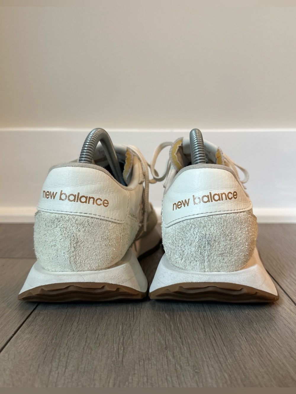 New Balance Womens Size 9 237 WS237PJ Sneakers White Leopard Print Running Shoes - Picture 7 of 13